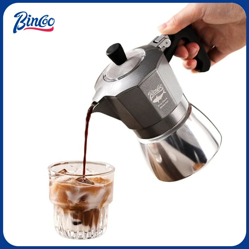 Coffee Equipment For Sale - Bincoo Caffettiera Moka a Doppia Valvola