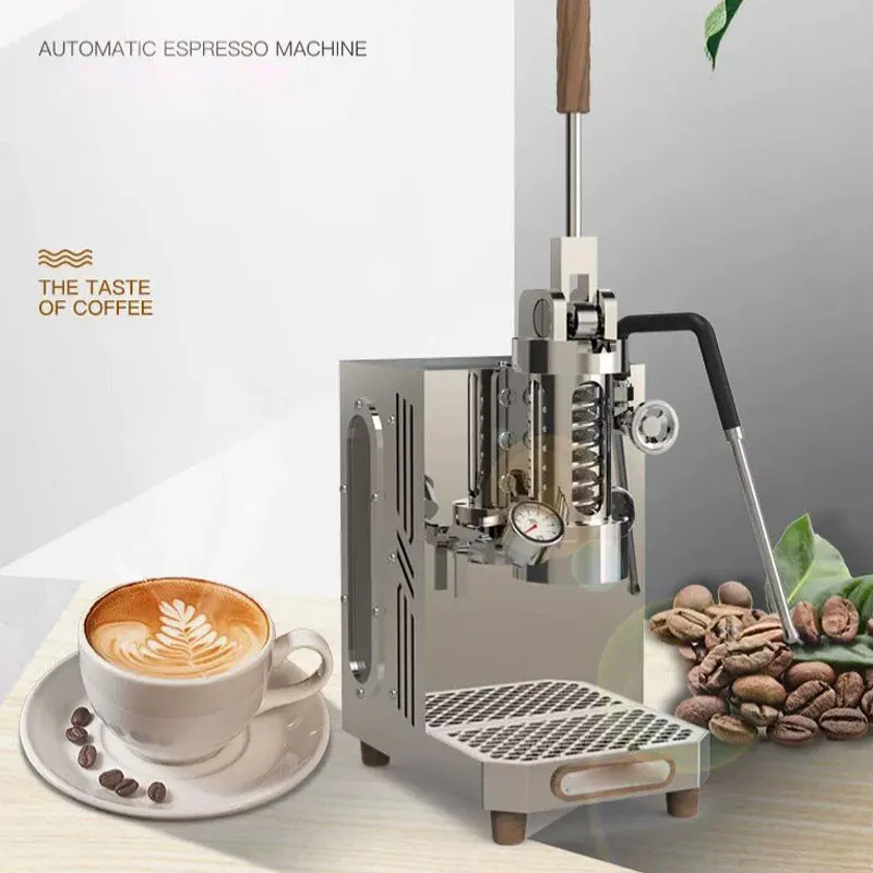 Pressure Gauge Espresso - Macchina per Espresso Manuale in Acciaio