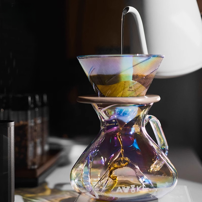 Coffee Equipment V60 - Caffettiera Pour Over in Vetro con