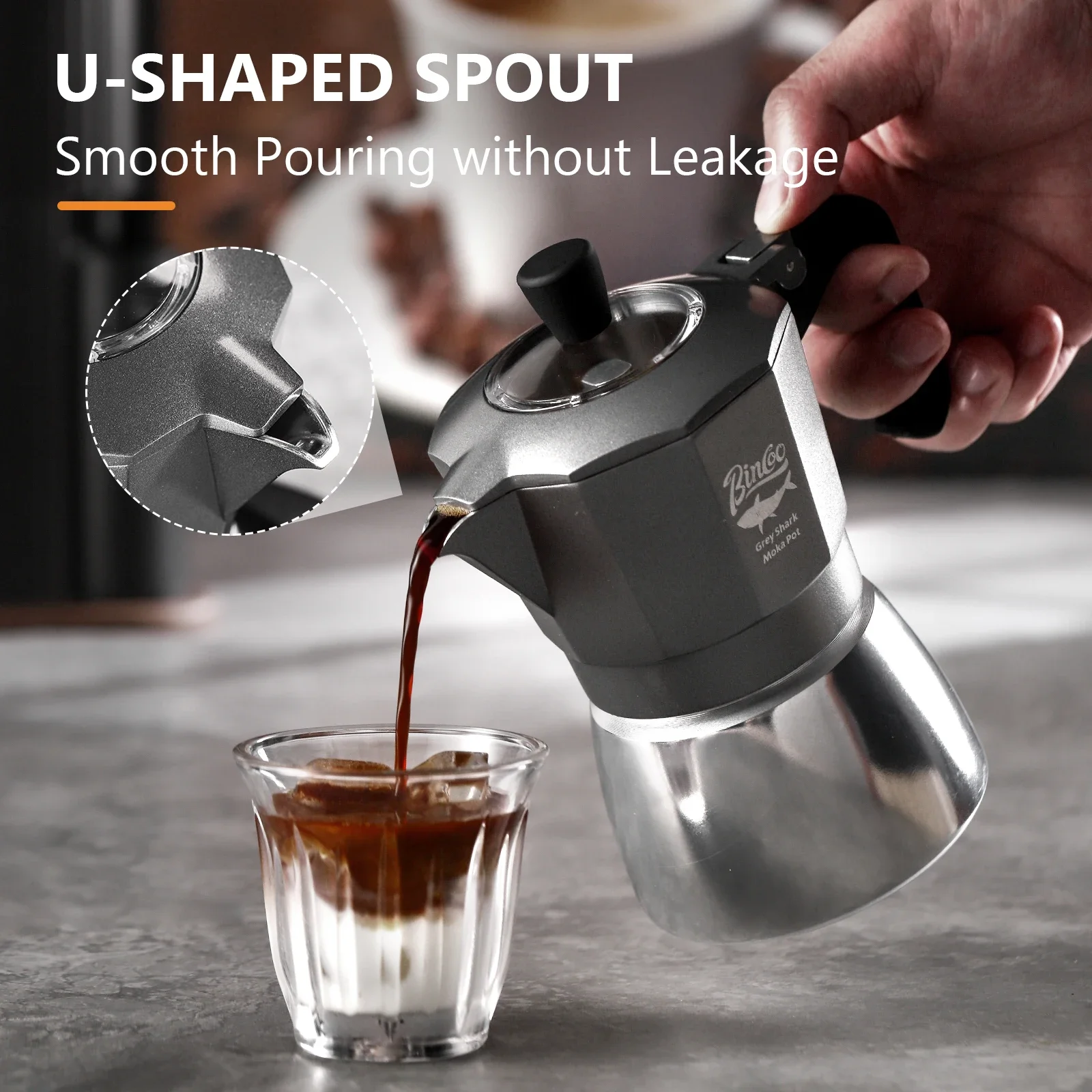 Bincoo Caffettiera Moka a Dopp - Coffee Equipment For Sale recensione e prezzo