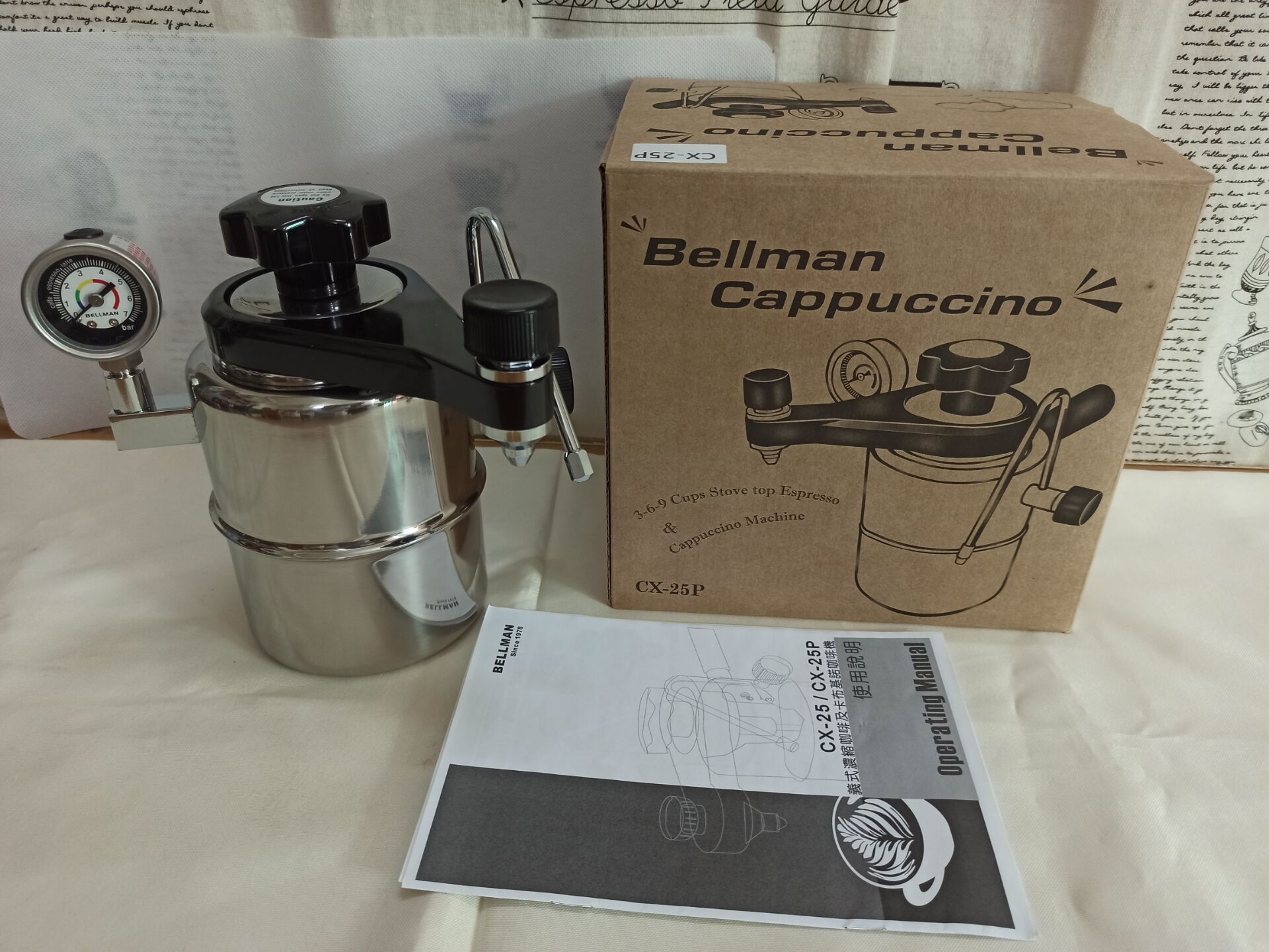 Bellman Cappuccino CX-25P Stuf - Pressure Gauge Espresso recensione e prezzo
