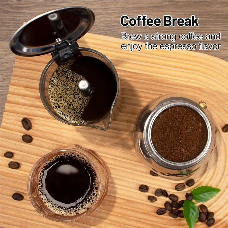 ABUI-Caffettiera Moka in Vetro - Coffee Equipment For Sale recensione e prezzo