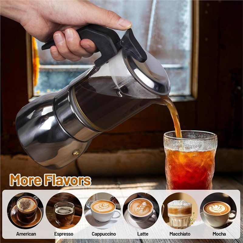 ABUI-Caffettiera Moka in Vetro - Coffee Equipment For Sale recensione e prezzo