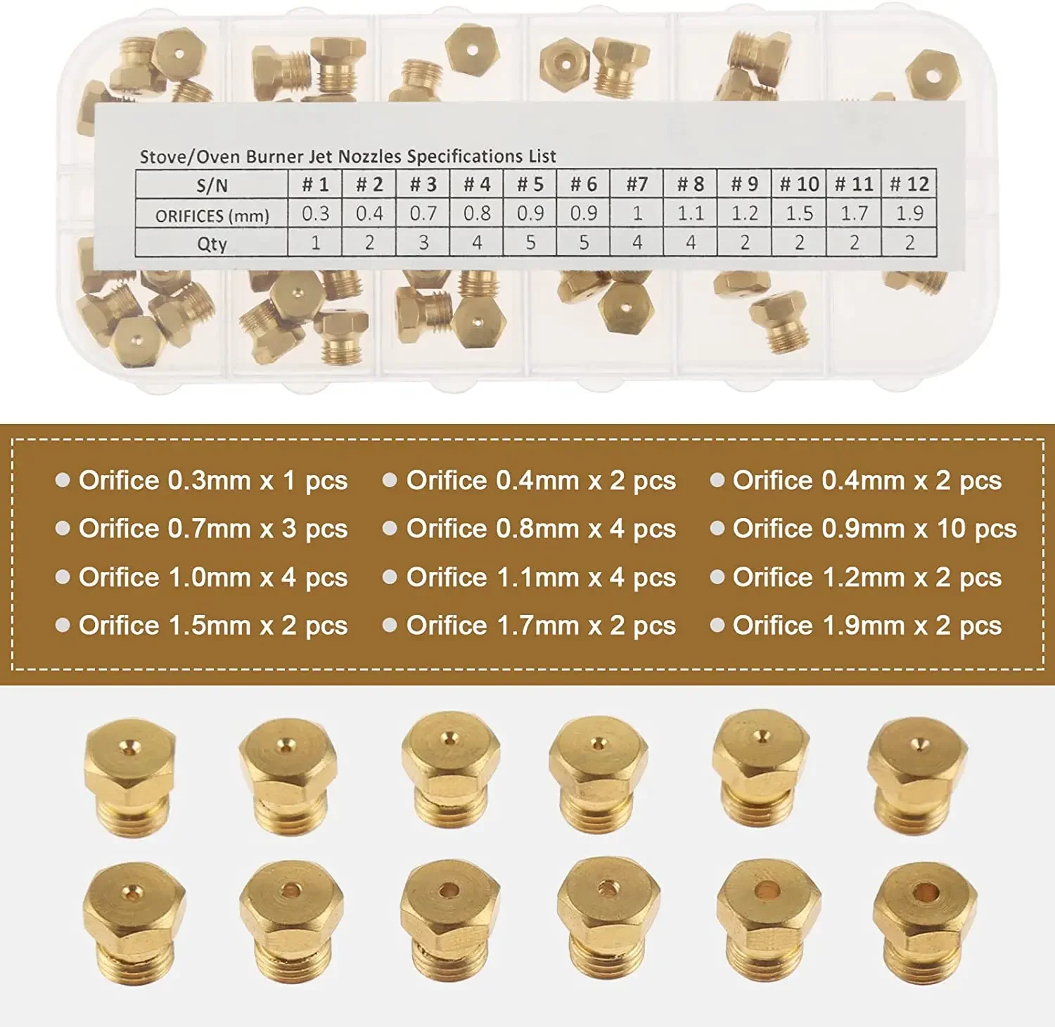 36 pz/1 scatola in ottone mass - Steam Wand Tip recensione e prezzo